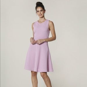 NWT Leota Ava A-Line Dress Gingham Pink Size M